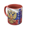 Кружка «Российский орел» с гербом и триколором – патриотичный подарок для тех, кто гордится Россией